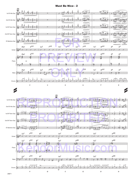 Saxophone Section Workout with MP3s (6 pieces to develop the jazz ensemble section) image number null