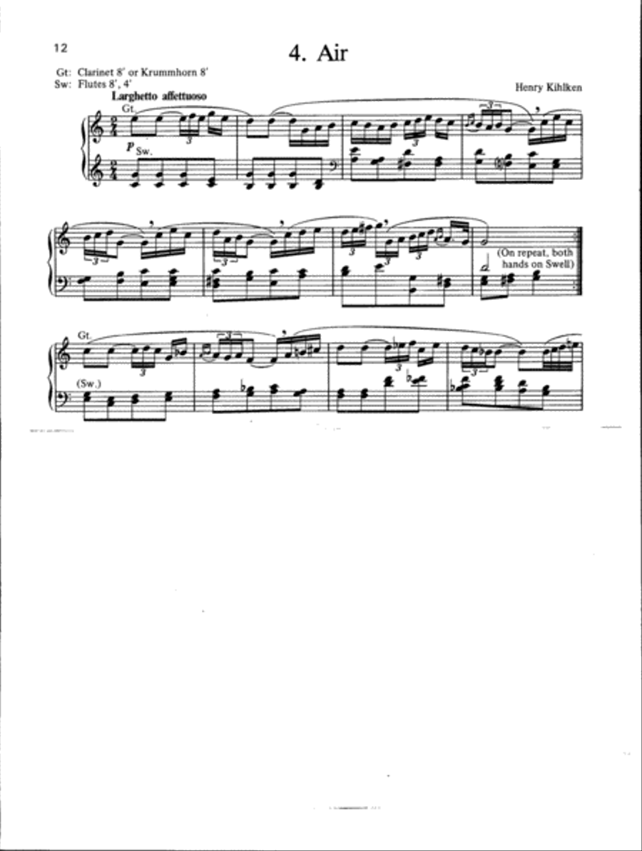 Ceremonial Suite Organ scores gallery preview page 6