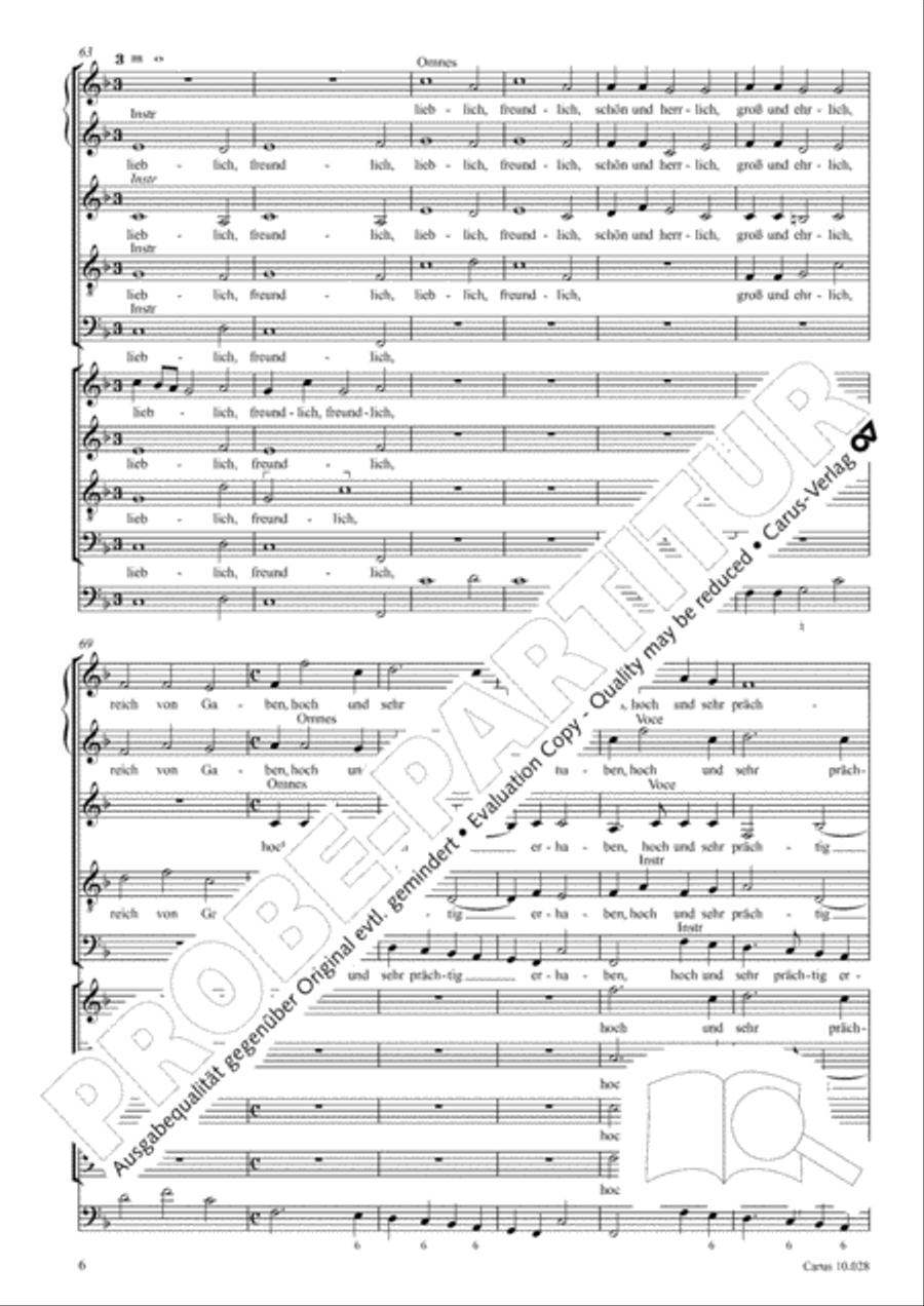 How brightly beams the morning star (Wie schon leuchtet der Morgenstern) SSATB scores gallery preview page 11