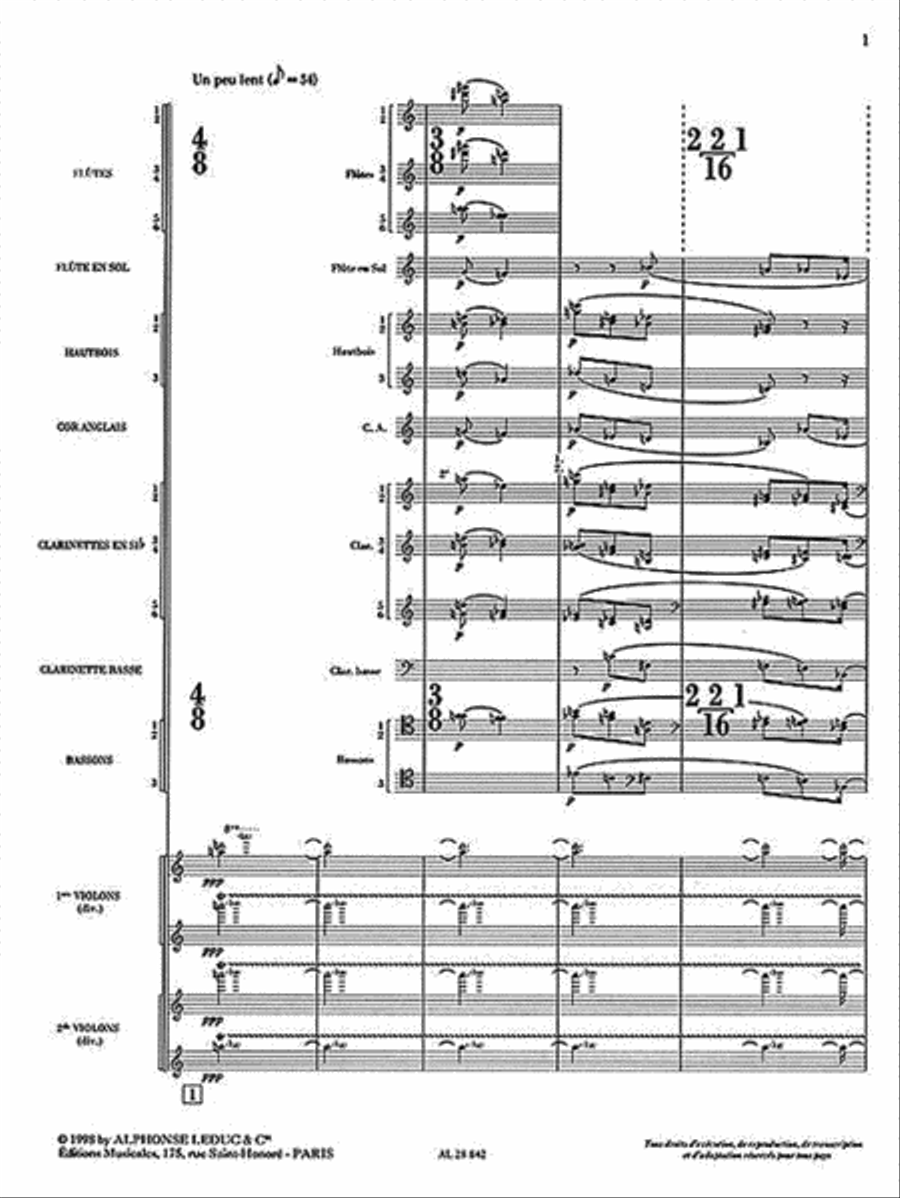 Eclairs Sur L'au-dela Vol.2 (orchestra) Orchestra scores gallery preview page 3