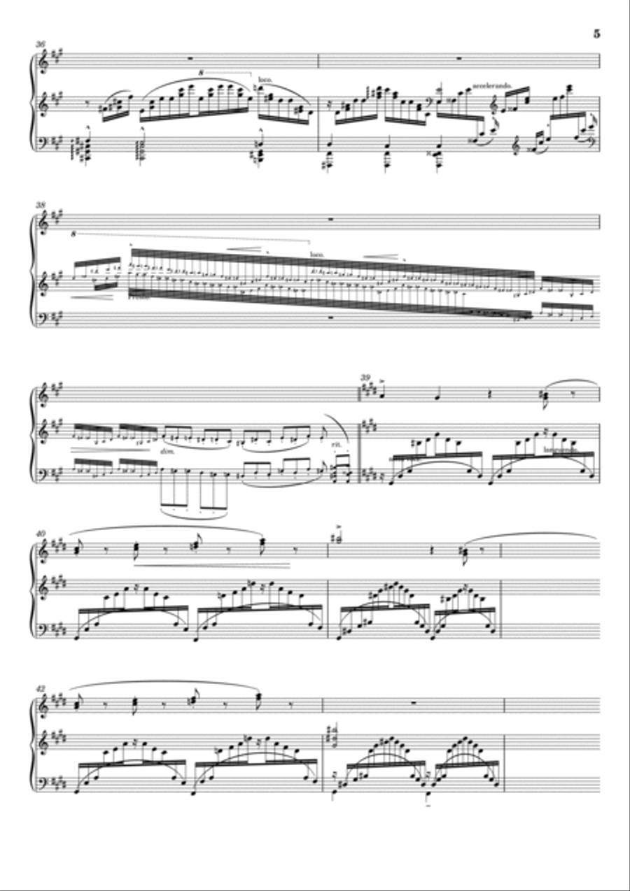 Trois Etudes de Concert No. 3 Un Sospiro Piano Method scores gallery preview page 5