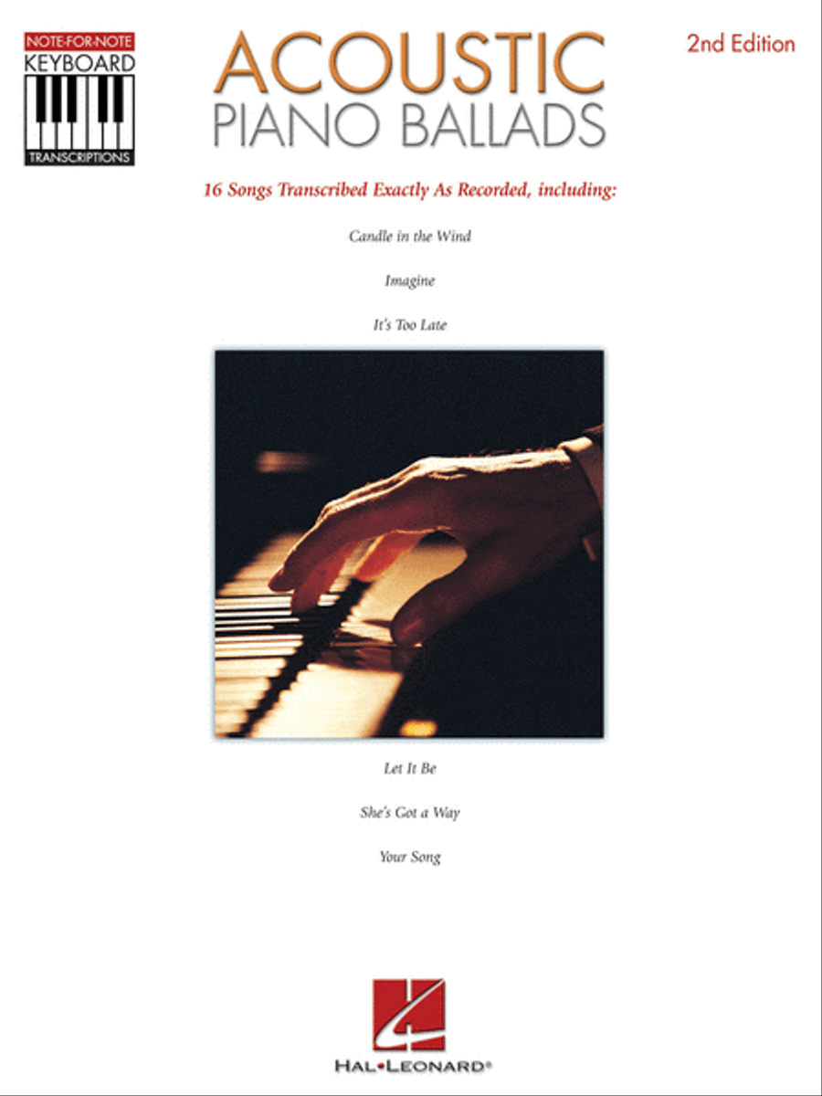 Acoustic Piano Ballads Piano scores gallery preview page 1