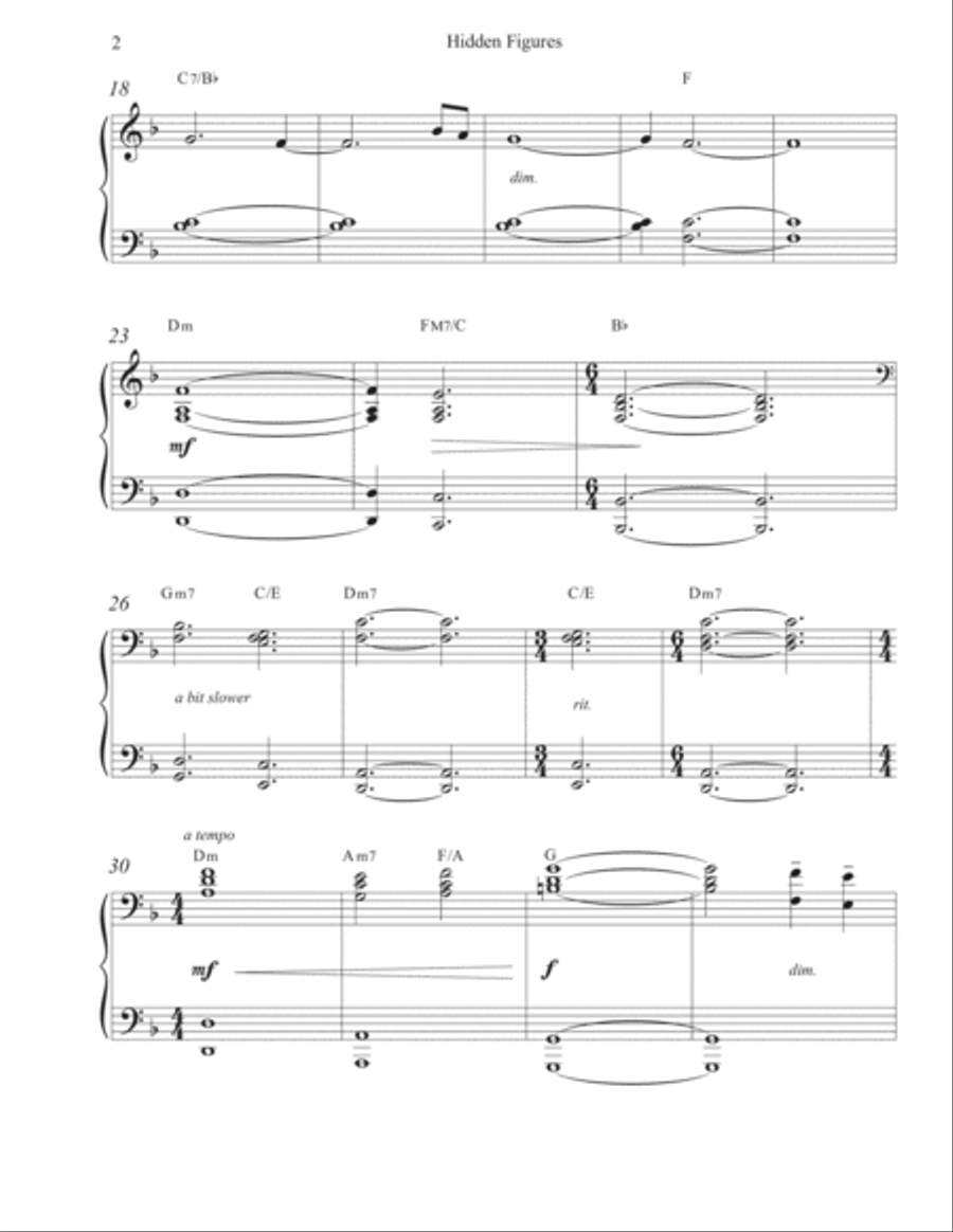 Katherine Katherine Piano Solo scores gallery preview page 2