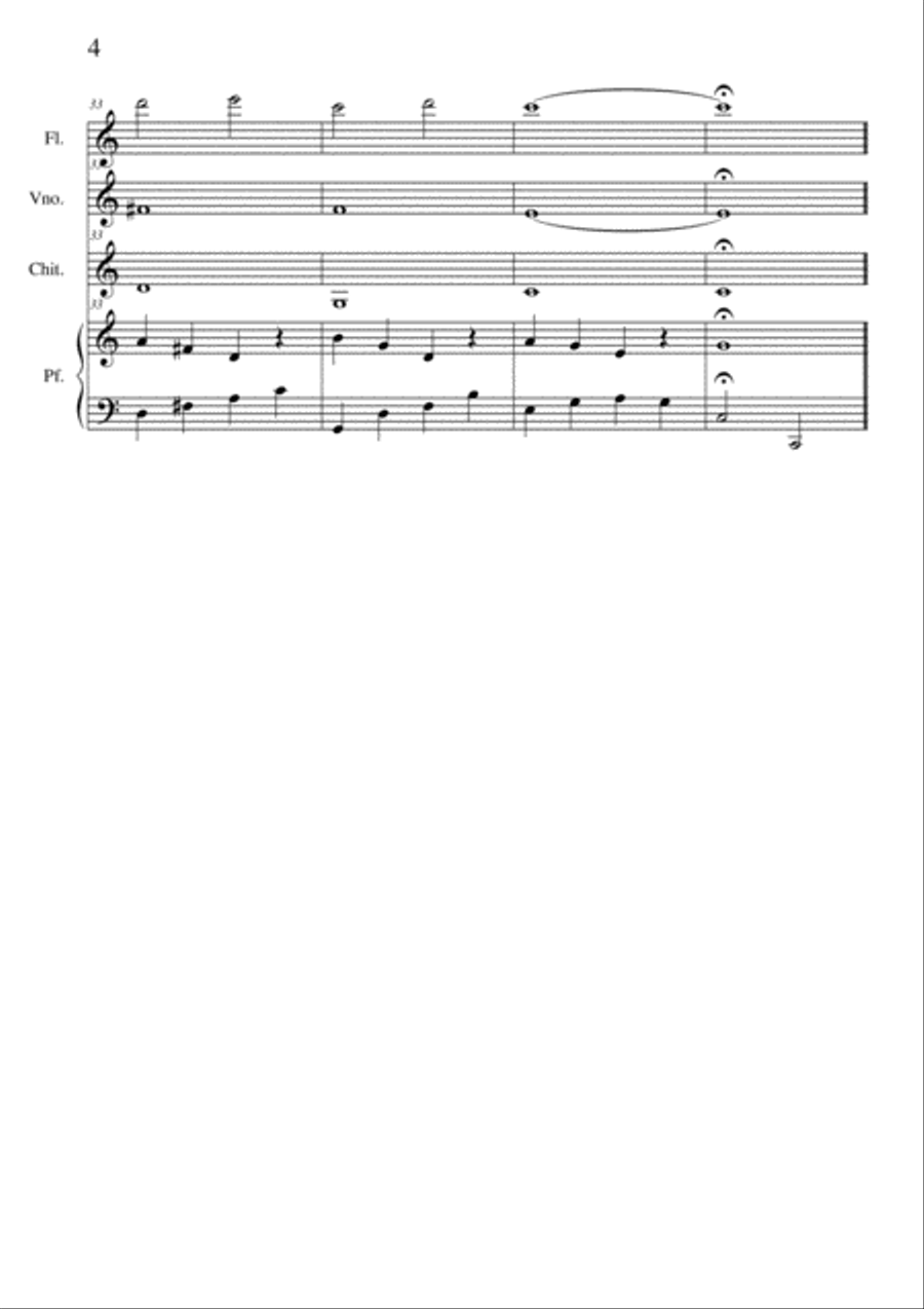 I'll Be Home For Christmas Small Ensemble scores gallery preview page 4