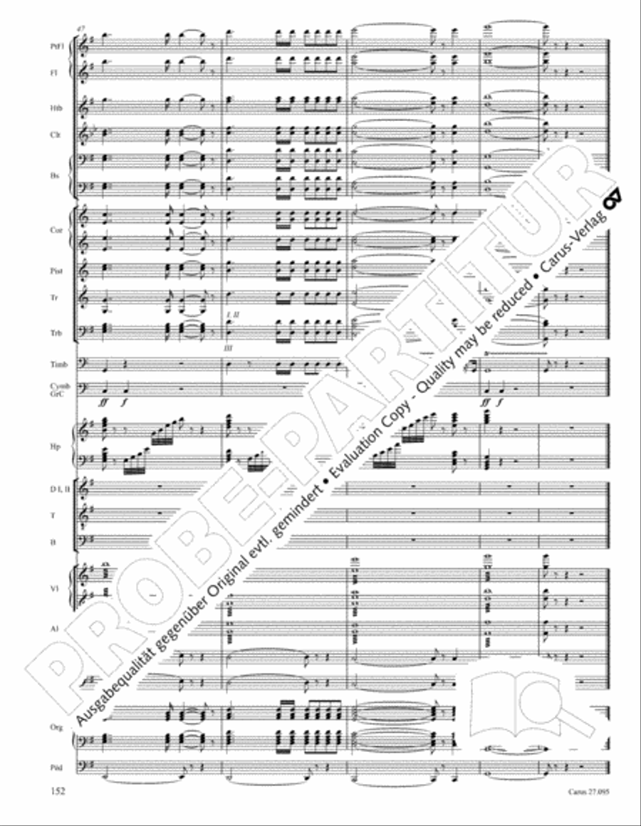 Messe solennelle de sainte Cecile STB scores gallery preview page 165