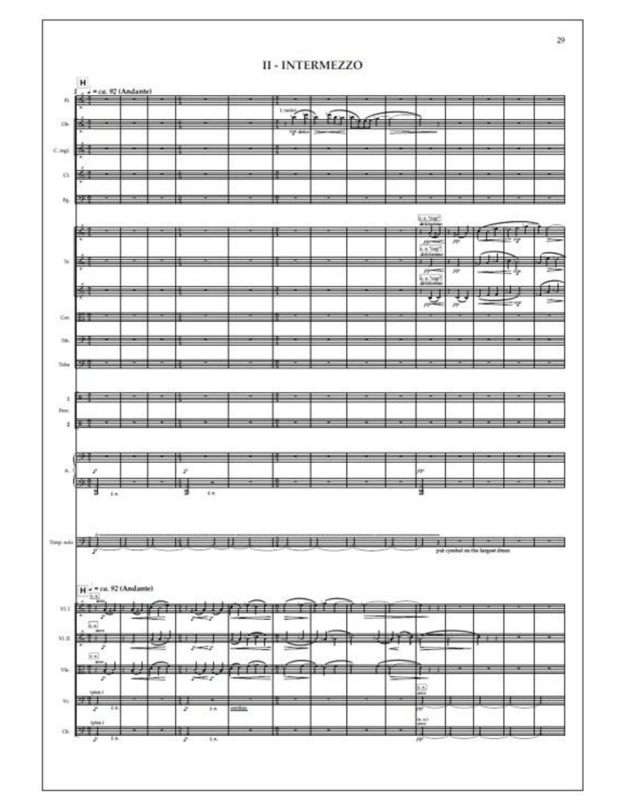 Concerto for timpani and orchestra - Study score Orchestra scores gallery preview page 3