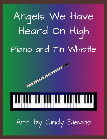Angels We Have Heard On High, Piano and Tin Whistle (D) image number null