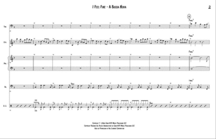 I Feel Fine Jazz Ensemble scores gallery preview page 2