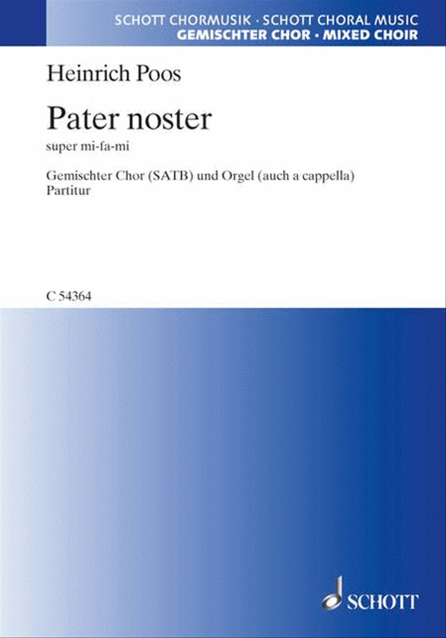 Pater Noster Pater Noster 4-Part scores gallery preview page 1