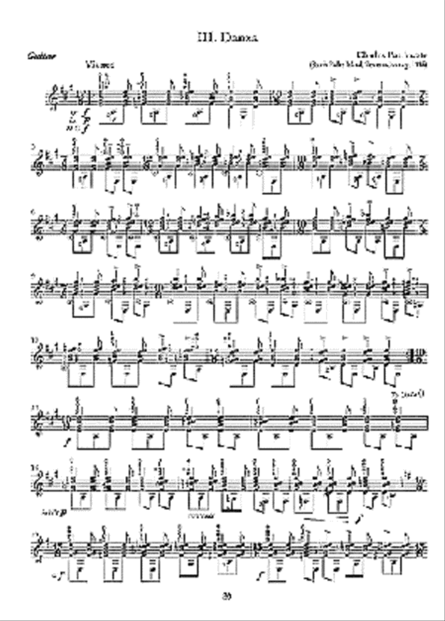 <br>Sheet music extract