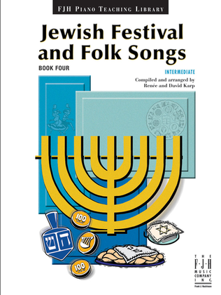 Book cover for Jewish Festival & Folk Songs, Book 4 (NFMC)