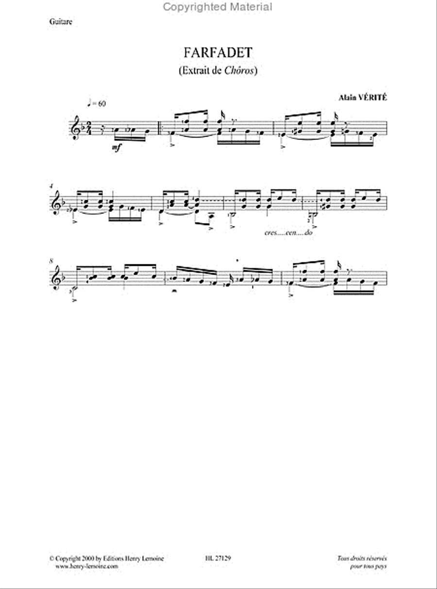 Choros Choros Acoustic Guitar scores gallery preview page 10