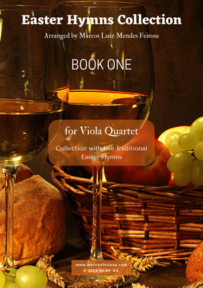 Book cover for Easter Hymn Collection (with five songs) BOOK 1 - Viola Quartet