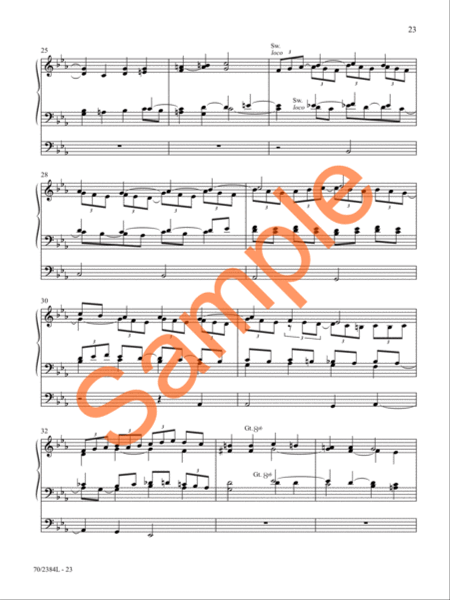 The Organist's Library, Vol. 72 Organ Solo scores gallery preview page 18