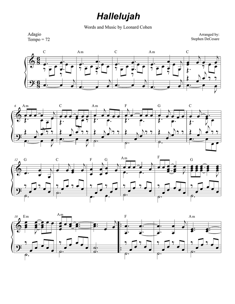 Hallelujah Trumpet Solo scores gallery preview page 5