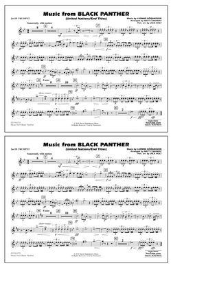 Music from Black Panther (arr. Matt Conaway) - 2nd Bb Trumpet