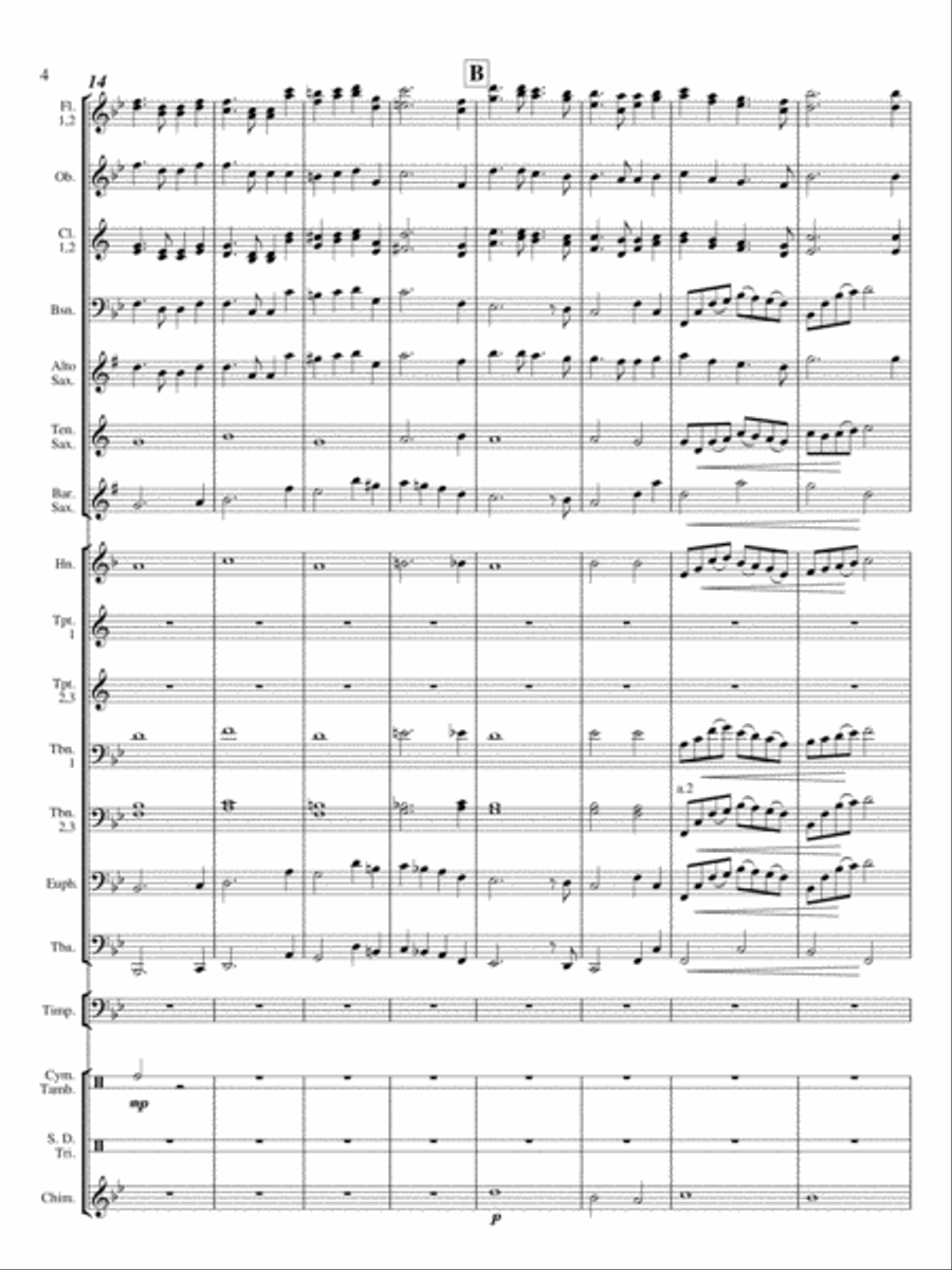 America the Beautiful Concert Band scores gallery preview page 4