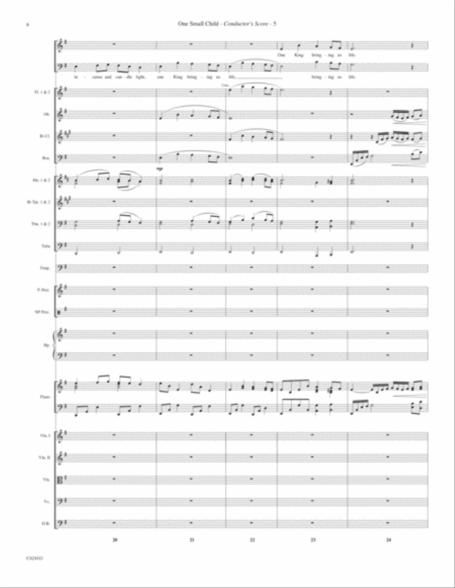 One Small Child Choir scores gallery preview page 6