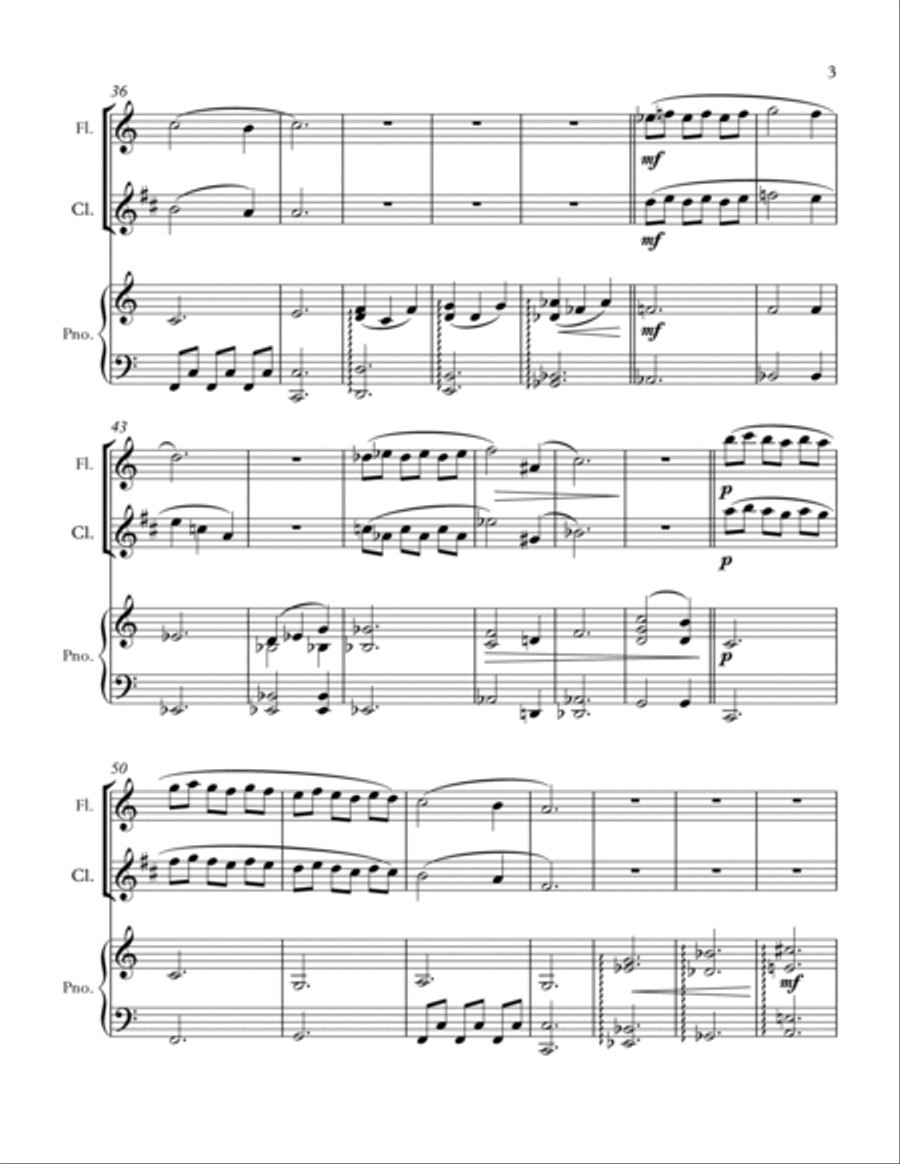 Skating Woodwind Duet scores gallery preview page 3