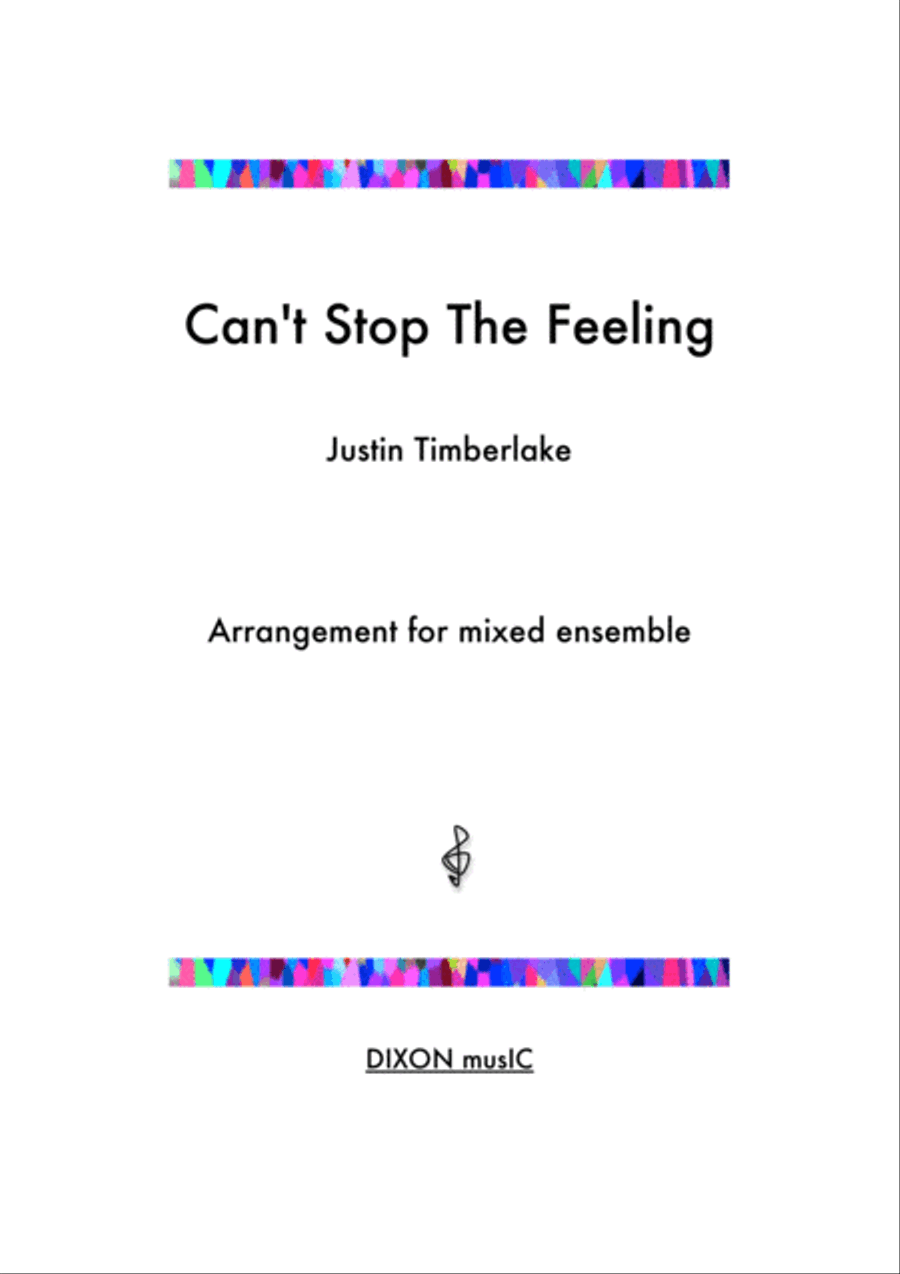 Can't Stop The Feeling from TROLLS Clarinet scores gallery preview page 1