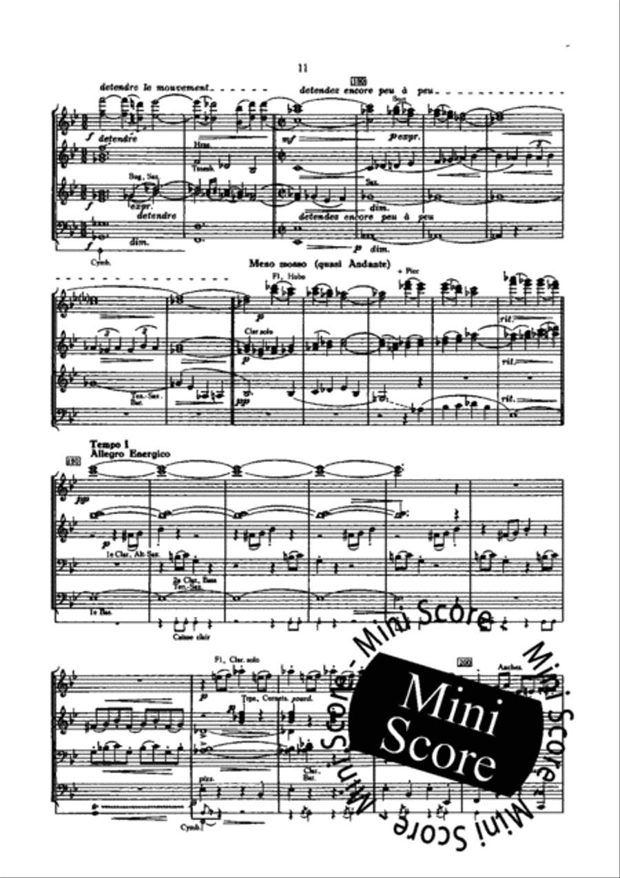 Ouverture Pour un Festival Concert Band scores gallery preview page 16