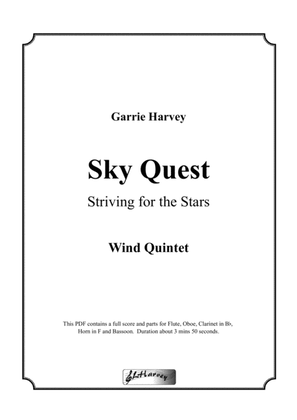 Book cover for Sky Quest for Wind Quintet