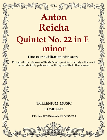 Quintet No. 22 in E minor