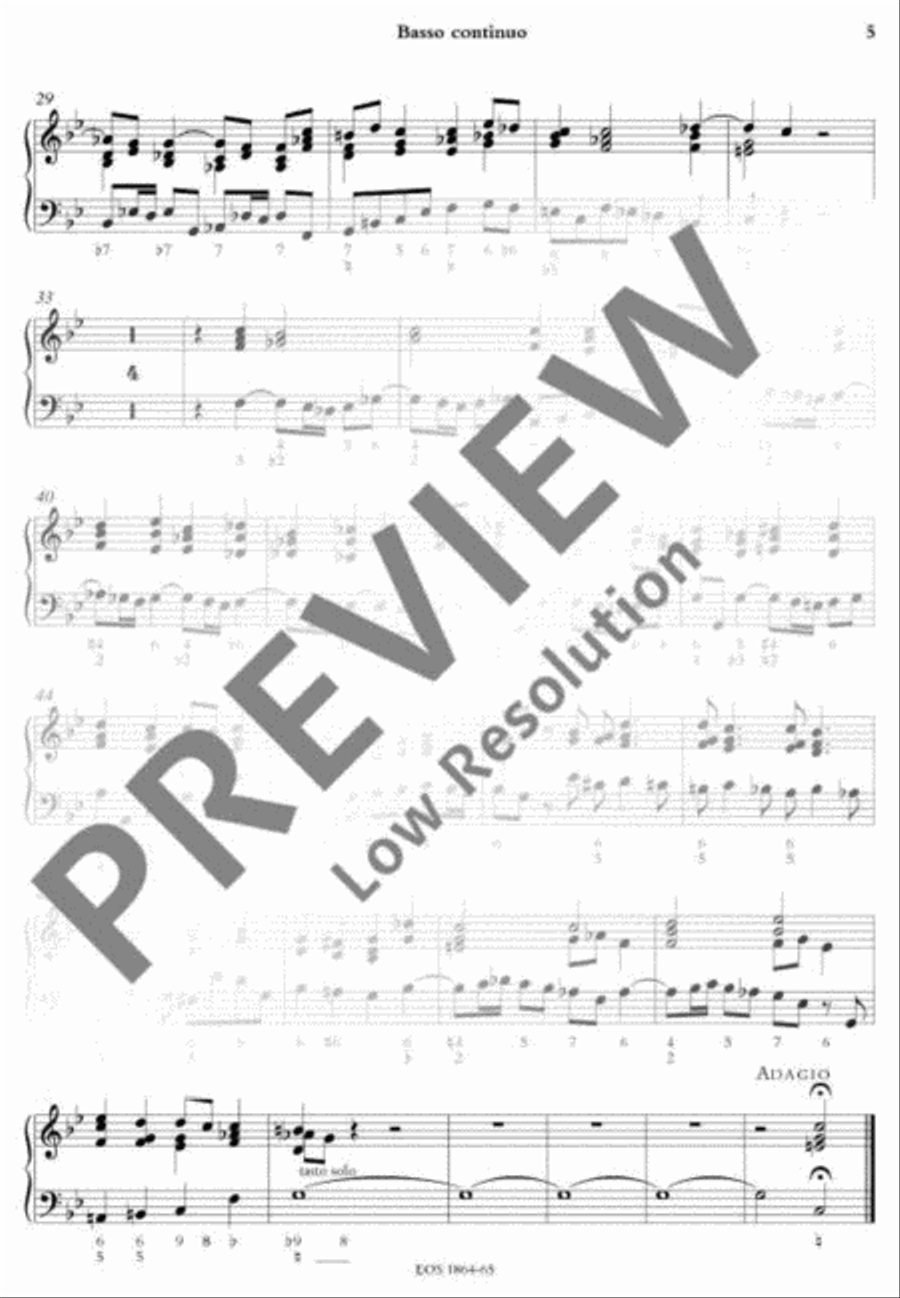 Concerto Grosso Concerto Grosso Basso Continuo scores gallery preview page 5
