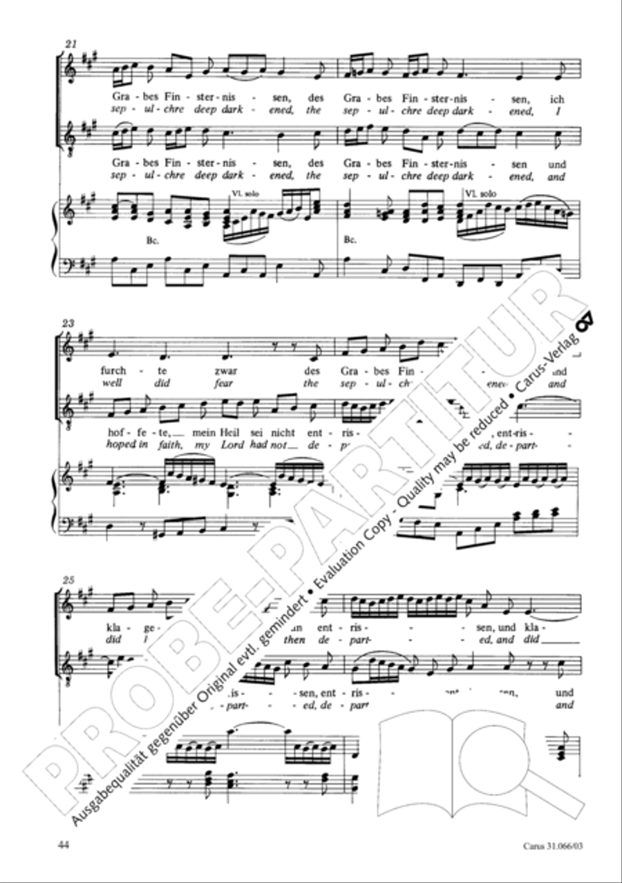 Be joyful, you Christians (Erfreut euch, ihr Herzen) ATB scores gallery preview page 45