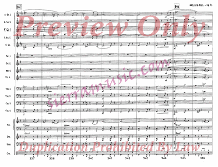 Apollo's Reel Jazz Ensemble scores gallery preview page 36
