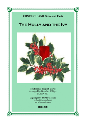 Book cover for The Holly and the Ivy - Concert Band Score and Parts PDF