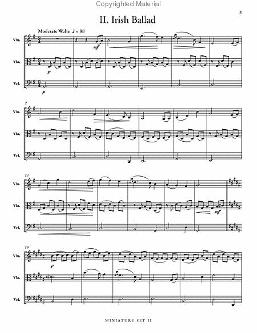 Miniature Set II Miniature Set II Cello scores gallery preview page 4
