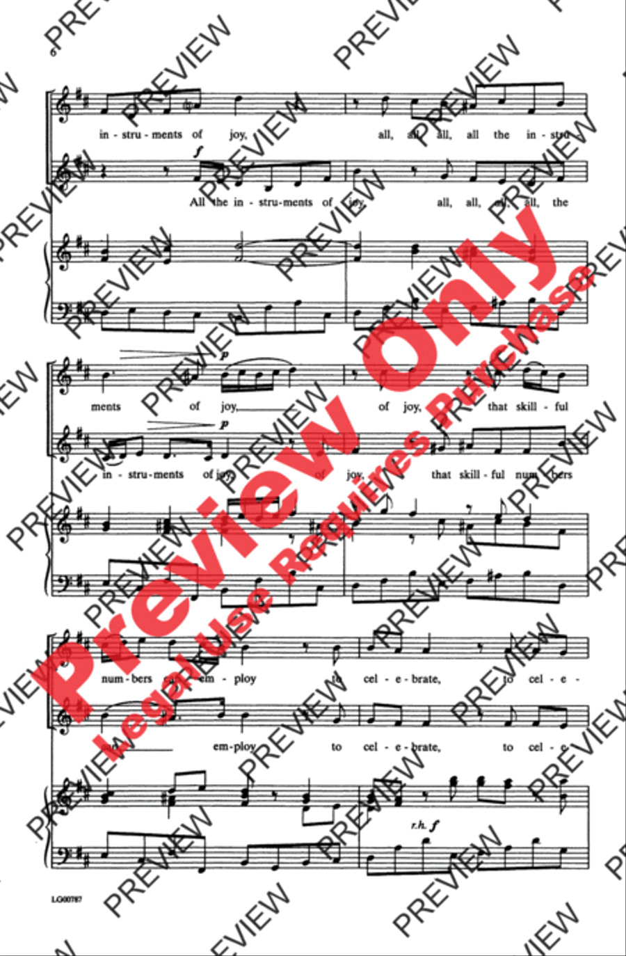 Sound the Trumpet 2-Part scores gallery preview page 6