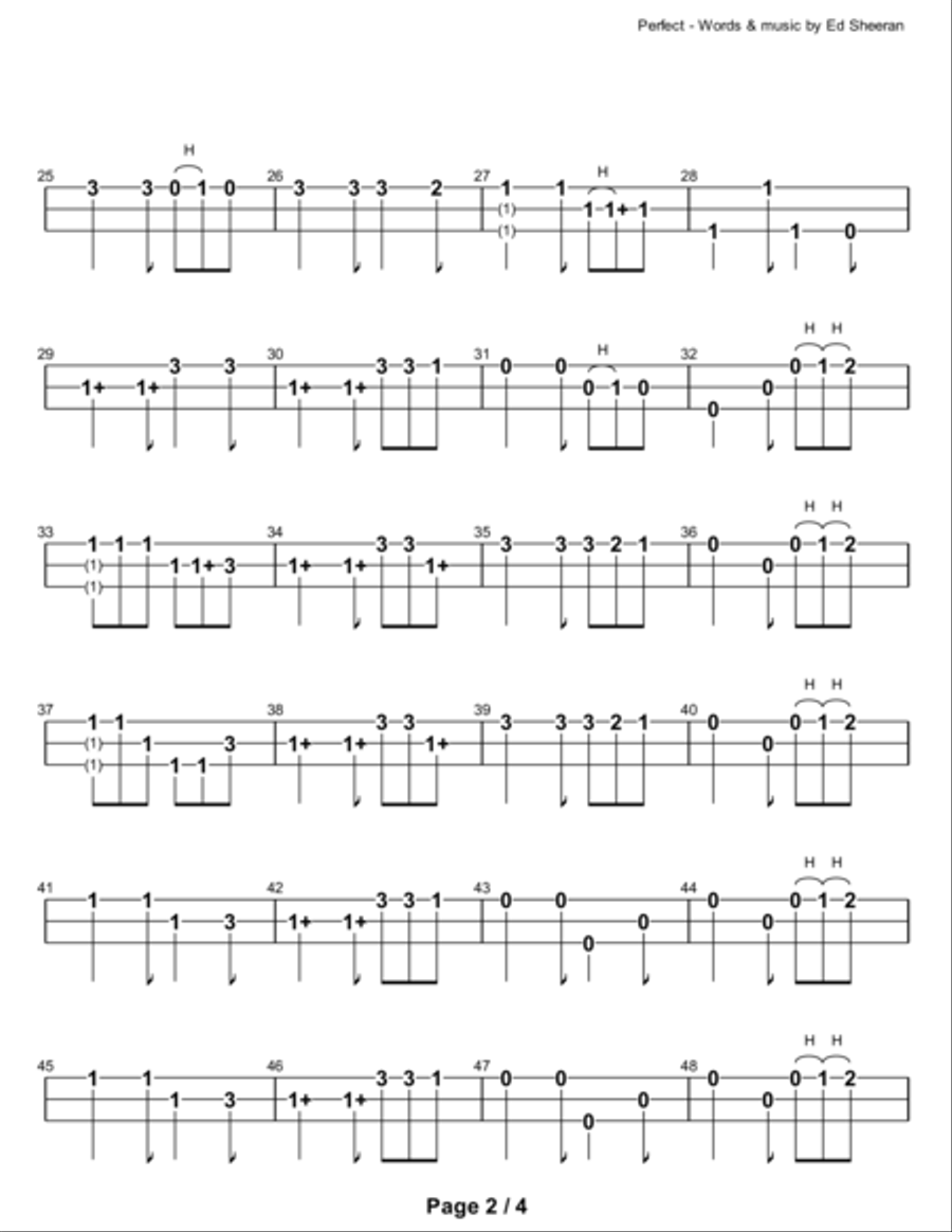Perfect Perfect Dulcimer scores gallery preview page 3