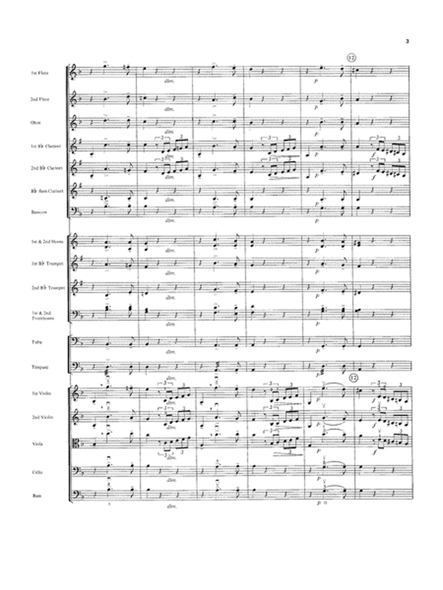 Overture in D minor (Concerto Grosso): Score