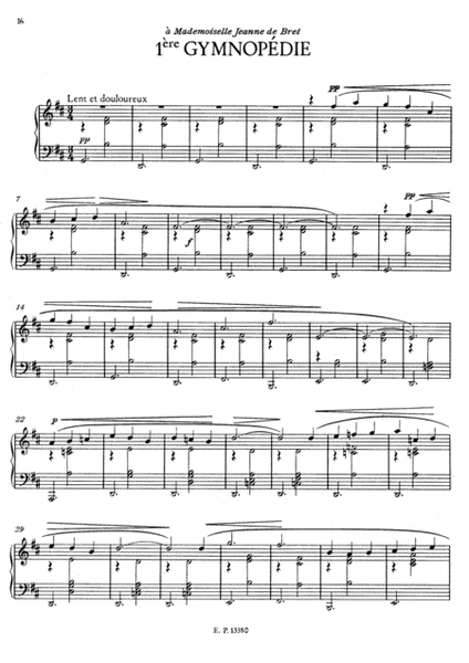 Erik Satie - Gymnopédie No.1, No.2 and No.3(Full Original Complete Version) image number null