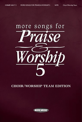 Book cover for More Songs for Praise & Worship 5 - Singalong Book (Piano/Guitar/Vocal)