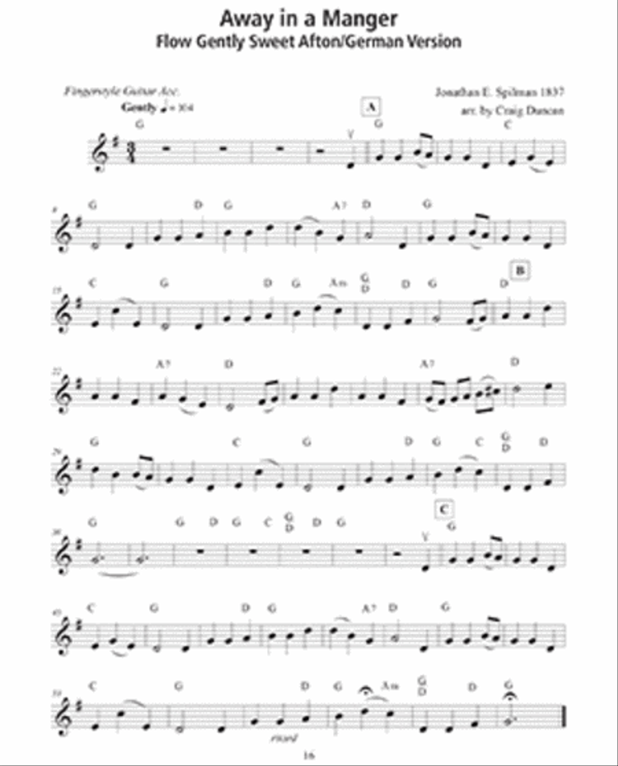 100 Christmas Carols and Hymns for Violin and Guitar Violin scores gallery preview page 3