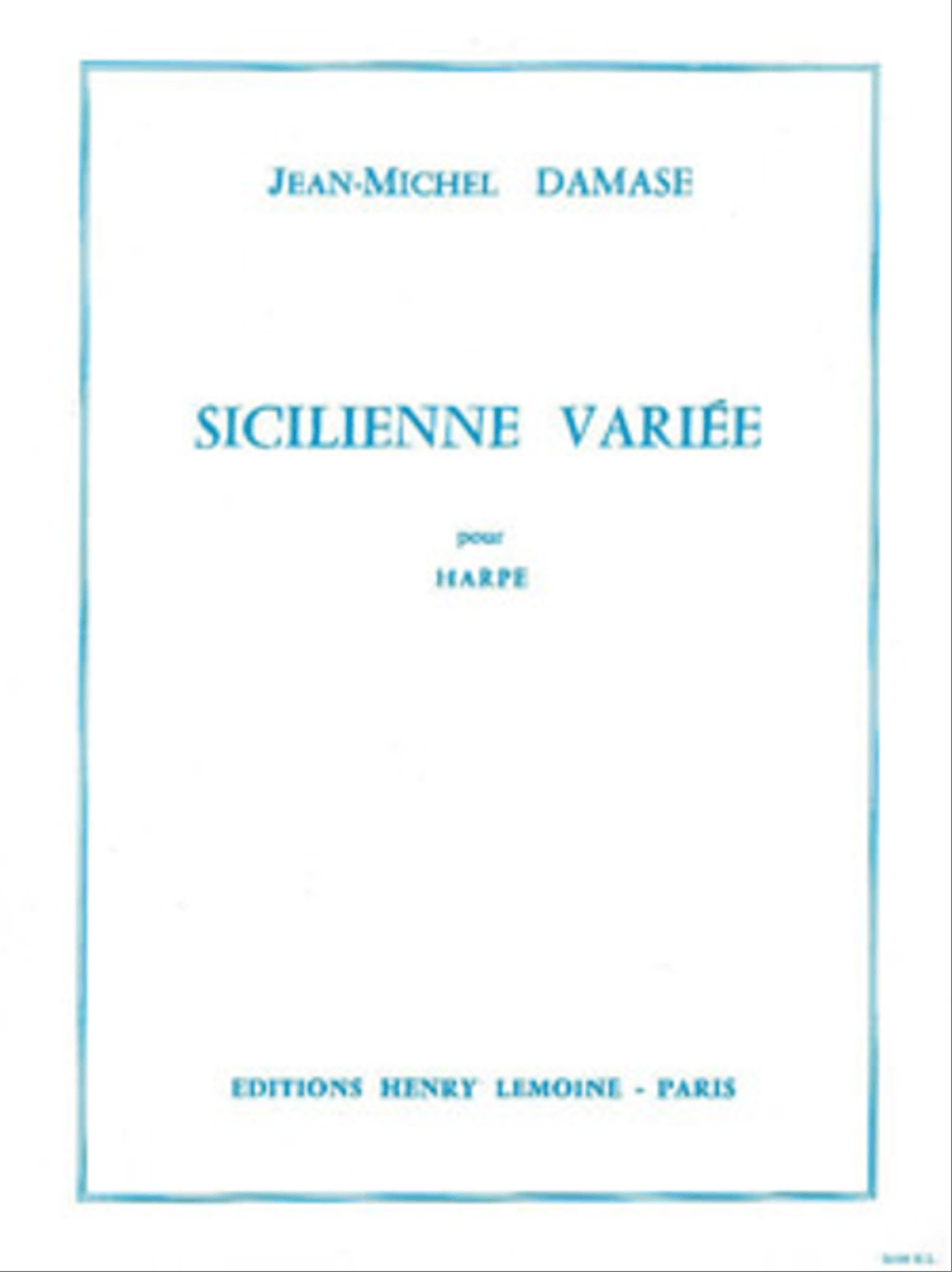 Sicilienne variee Harp scores gallery preview page 1