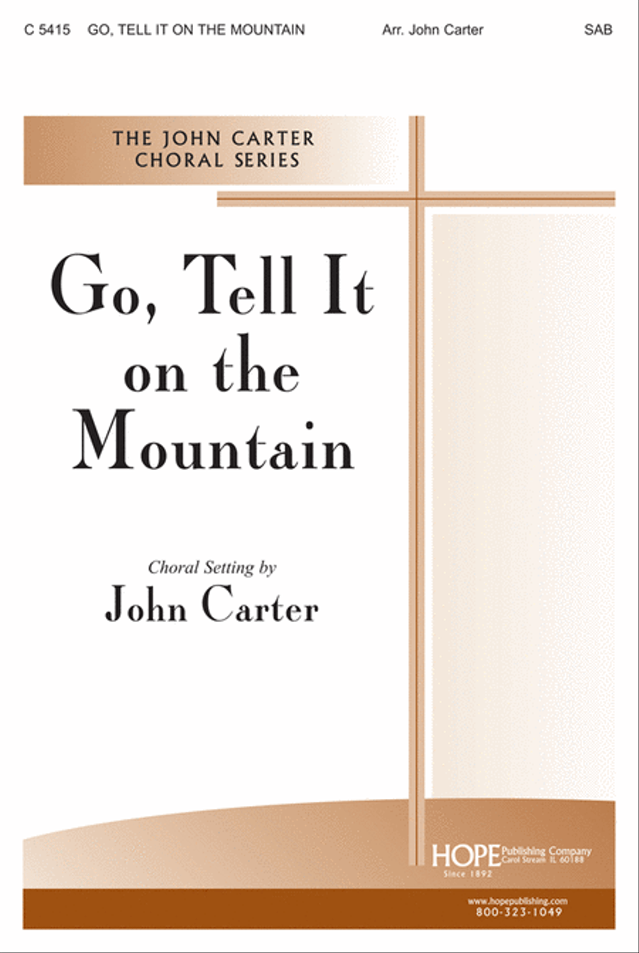Go, Tell It on the Mountain 3-Part scores gallery preview page 1