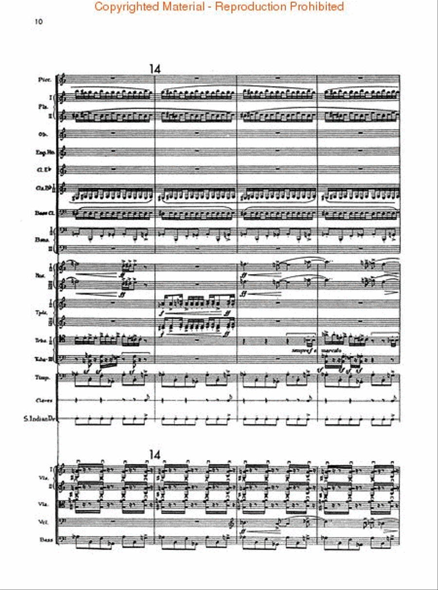 Sensemayà (1938) Orchestra scores gallery preview page 3