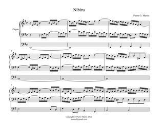 Book cover for Nibiru (small prelude for organ)