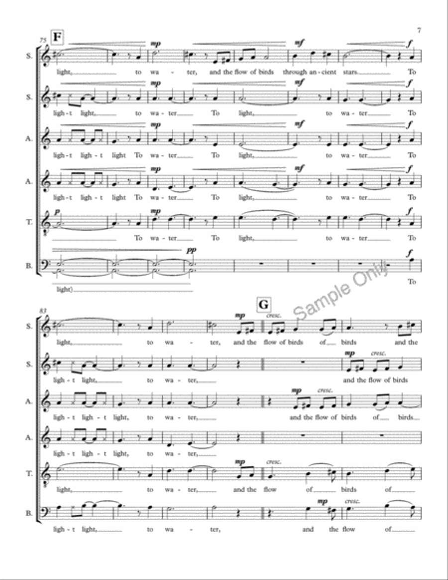 Winter Sun Winter Sun SSAATB scores gallery preview page 7