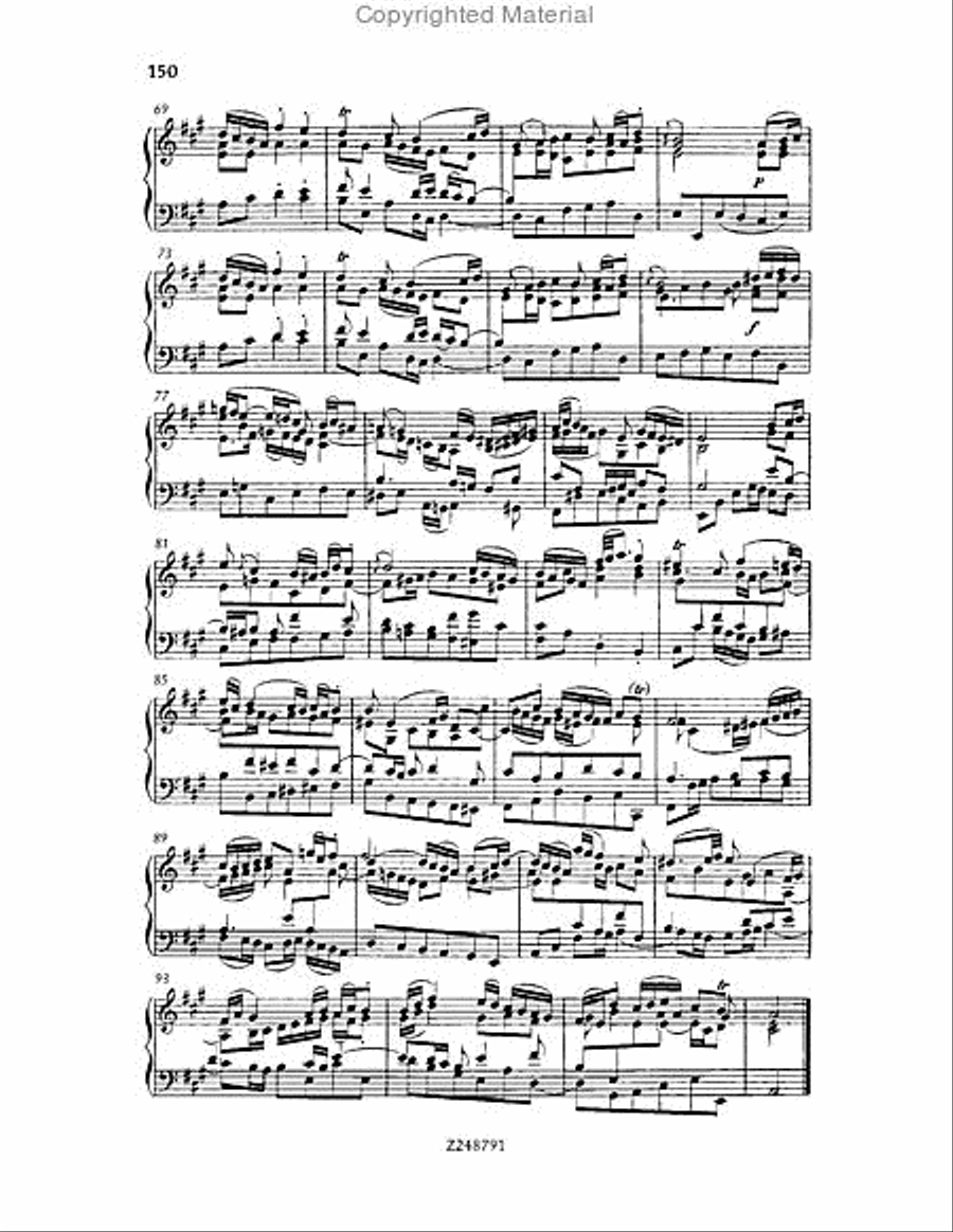 Christmas Oratorio, BWV 248 Choir scores gallery preview page 149