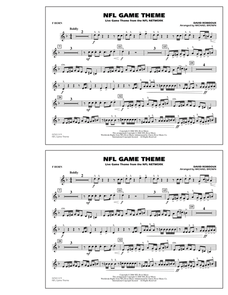 NFL Game Theme - F Horn