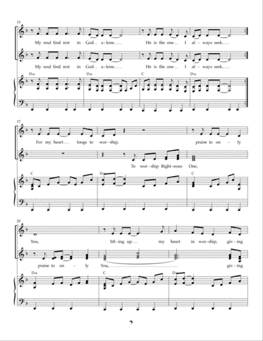 In God Alone Voice scores gallery preview page 2