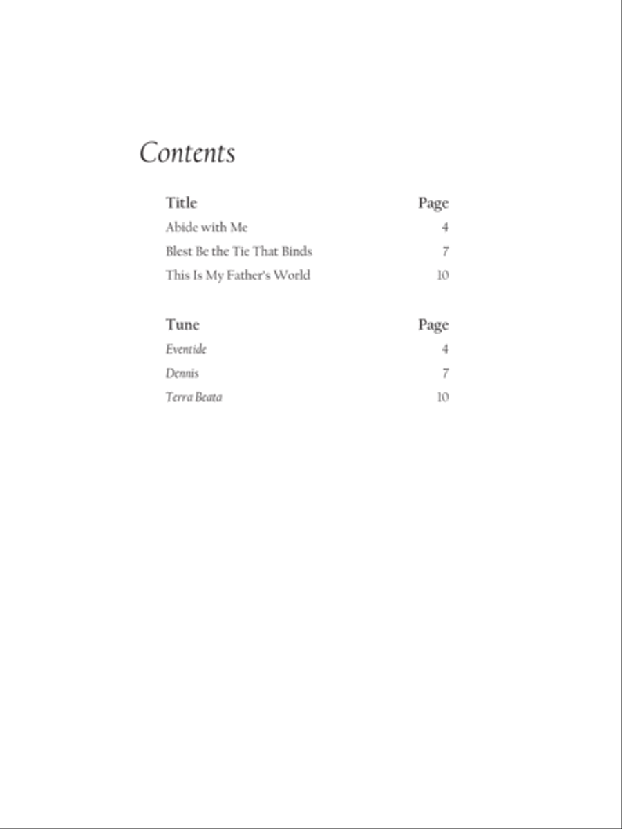 Prayerful Preludes, Set 4 Organ scores gallery preview page 2