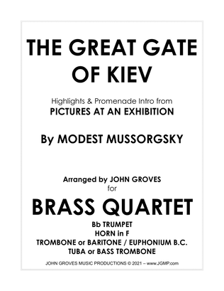 The Great Gate of Kiev from Pictures at an Exhibition - Brass Quartet