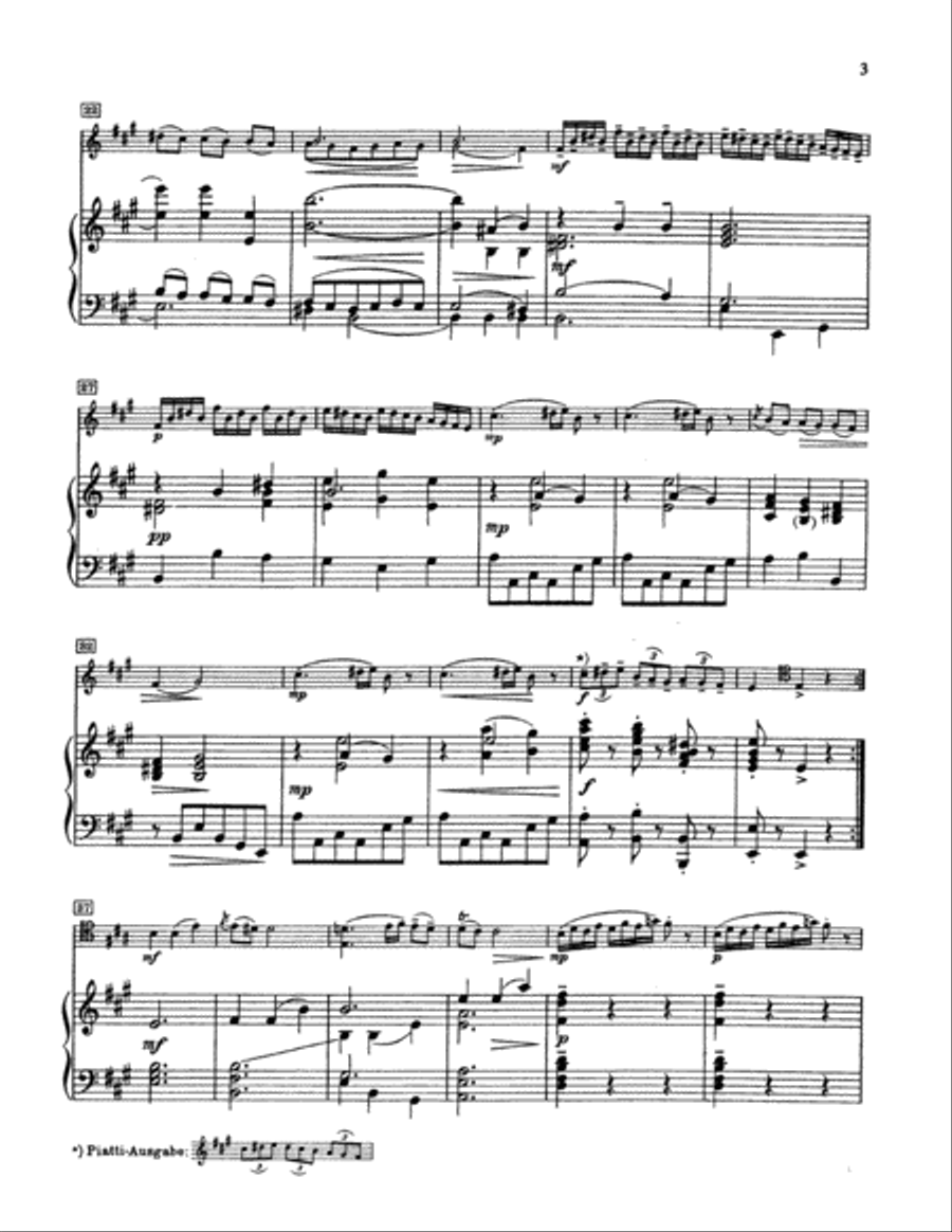 Boccherini: Three Sonatas for Cello and Piano Piano Accompaniment scores gallery preview page 2