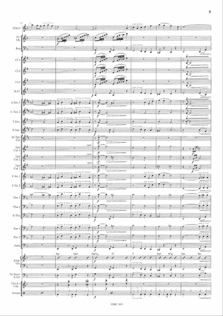 Summertime Summertime Concert Band scores gallery preview page 6